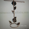 Shock price metal jewelry display rack for home